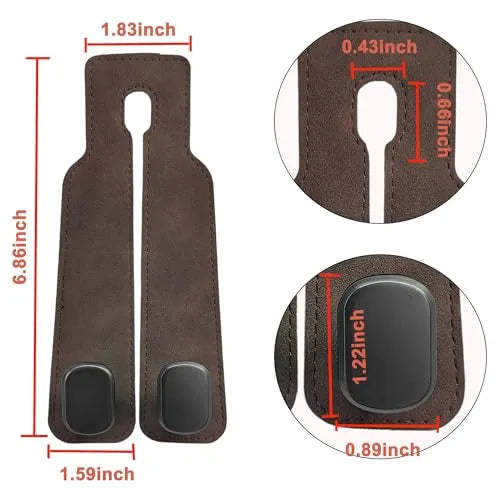 Coocoe Car Seat Headrest Hook Brown